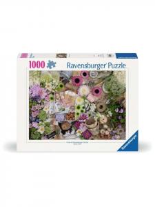 Пазл Ravensburger, 1000 деталей. Великолепная цветочная любовь в красочном исполнении