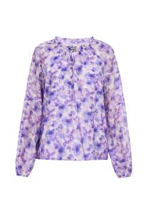 Блуза DreiMaster Vintage, фиолетовый/пастельно-фиолетовый