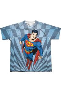 Футболка с коротким рукавом Superman Super Climb для детей Gildan, белый