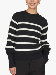 Джемпер в полоску от хани Sisters Point, цвет Black/Cream