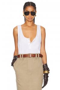 Майка Saint Laurent, цвет Blanc