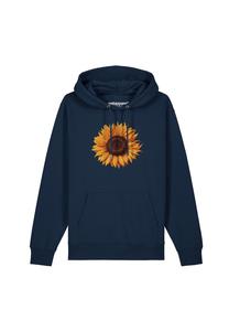Толстовка с капюшоном SONNENBLUME watapparel, темно-синий