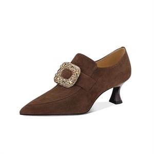 Ботильоны на каблуке 5,5 см женские JESSICA SOPHIA, Residence Wood Coffee