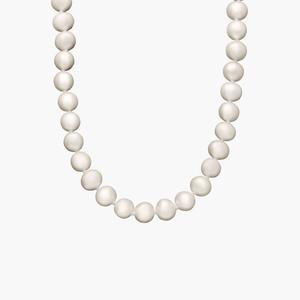 Ожерелье из нити пресноводного культивированного жемчуга 24 дюйма из 14-каратного белого золота (6-6,5 мм) Blue Nile