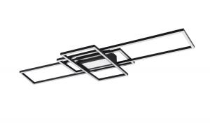 Светодиодный потолочный светильник Novel, 105x42x6,5 см, антрацит/белый