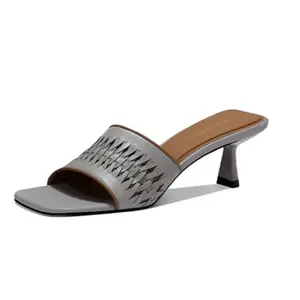 Женские тапочки-слайды с вырезами и защитой от запаха JESSICA SOPHIA, Starlight Gray