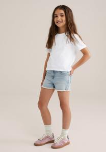 Джинсовые шорты WE Fashion, светло-голубой