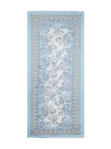 Шарф с узором пейсли Etro, синий