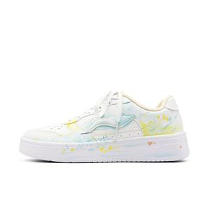 LINING Понтонные лодки нескользящие и износостойкие утолщенные низкие кеды skateboard women's white