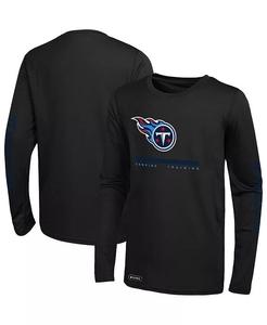 Мужская черная футболка с длинным рукавом Tennessee Titans Agility Outerstuff, черный