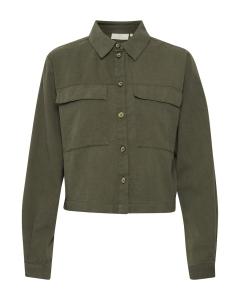 Куртка межсезонная Kaffe Adriana, темно-зеленый