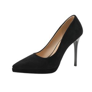 Squinting Home Туфли на высоком тонком каблуке женские, черные