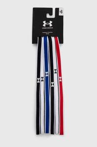 Повязки на голову упаковка 6 шт. Under Armour, красный