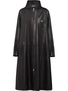 Prada тренч оверсайз, черный