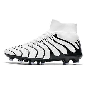 Футбольные бутсы FG Rubber Long Studs Soft Ground Natural Ground с нескользящим покрытием, устойчивым к пятнам, унисекс Kuding, Jade Green Long Studs