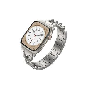 Ремешок Apple Совместимость Нержавеющая сталь Материал Biaodaige, Черный