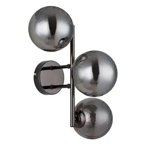 Настенный светильник CONOR G9 1 шт. Настенный спот, стекло, гостиная, коридор Globo Lighting, Rauchfarben