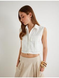 Футболка KOTON, цвет grauweiß