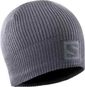 Salomon Unisex Logo Beanie, Gray