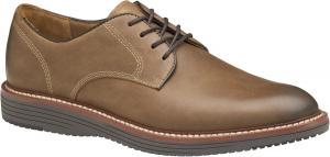 Мужские туфли Johnston Murphy Upton с гладким носком из кожи на шнуровке Johnston & Murphy, Tan Oiled Full Grain
