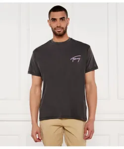 Футболка Relaxed fit Tommy Jeans, черный