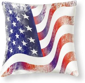 Custom Декоративная наволочка с патриотичным американским флагом Pattern