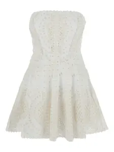 Платье с английской вышивкой Charo Ruiz Ibiza, белый