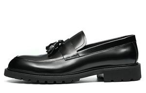 ASTON M.JAZZ Лоферы мужские низкие, черные/красные