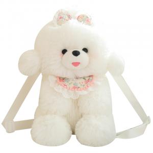 Mise Сумка-рюкзак для собаки с милым дизайном, West Highland White Terrier белого цвета, плюшевые игрушки в виде медведей