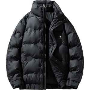 Пуховик Unisex Stand Collar Thickened VanCamel, черный