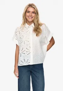 Блузка nupalma на пуговицах Nümph, Bright White