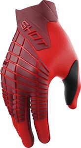 Мотокроссовые перчатки Shot core max, Red