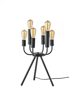 23,5-Дюймовая настольная лампа Rory Adesso, black