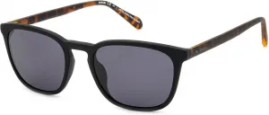 Мужские повседневные солнцезащитные очки Fossil, Matte Black