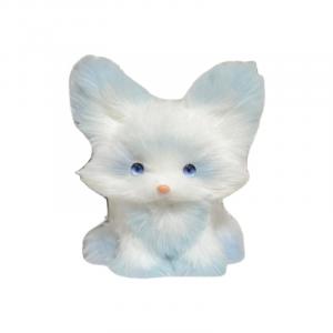 Плюшевая кукла Twisted Stick Fox высотой 10 см KecoSweet, [светло-синий]little fox