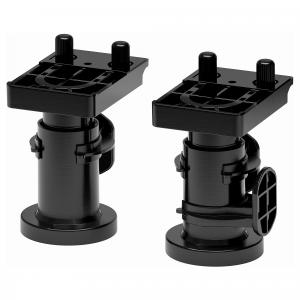 Нога METOD IKEA, 2 шт. в упаковке, 8 см, черный