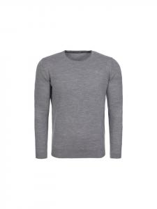 Karl Lagerfeld Вязаный свитер 655000 серого цвета