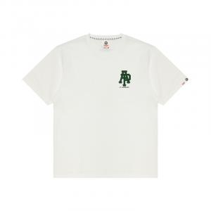 Футболка из хлопка с принтом логотипа A Bathing APE Aape, белый