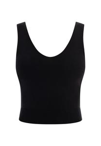 Вязаный топ faina Knitted Top, черный