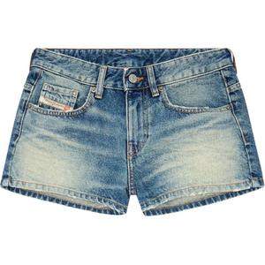 Потертые джинсовые шорты De Yuba DIESEL, средне-синий