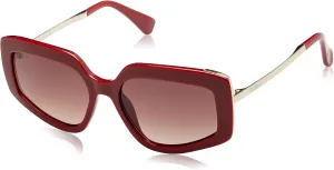 Солнцезащитные очки MaxMara для женщин, Glossy Red