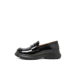 COMELY Лоферы женские черно-коричневые