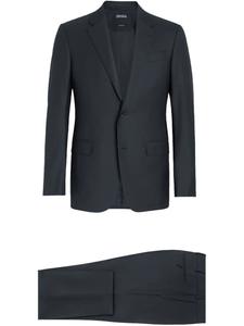 Костюм с однобортным пиджаком Zegna, синий