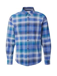 Рубашка на пуговицах классического кроя s.Oliver, синий