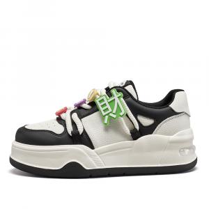 Женские скейтерские кеды Low Top YEARCON, бежево-красные