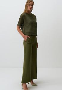 Тканевые брюки Wide Leg High Waist Jimmy Key, хаки