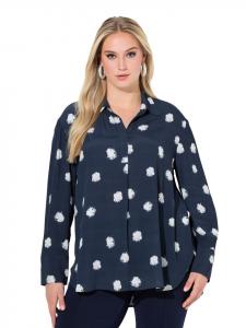 Ulla Popken Блузка темно-синего цвета