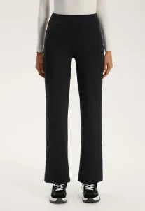 Теплые спортивные брюки прямого кроя с высокой посадкой Oysho, Black