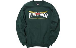 Thrasher Свитшот US Version унисекс зеленый