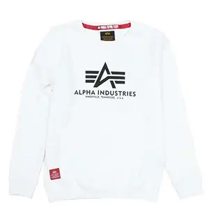 Базовая толстовка Alpha Industries, белый